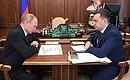 With Acting Governor of Ivanovo Region Stanislav Voskresensky.