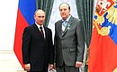 Mikhail Sidorov, a metalworker at TsSKB-Progress, was awarded the Order of Friendship.