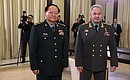 Vice Chairman of China's Central Military Commission Zhang Youxia (left) and Russia’s Defence Minister Sergei Shoigu. Photo: Sergei Bobylev, TASS