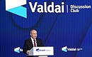At the 19th annual meeting of the Valdai Discussion Club.