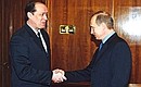 С Председателем Центральной избирательной комиссии Александром Вешняковым.