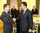 С Генеральным секретарём НАТО Андерсом Фогом Расмуссеном.