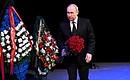 Vladimir Putin attended the public viewing ceremony for the first President of Bashkortostan Murtaza Rakhimov. Photo by Dmitry Azarov