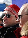 Посещение горнолыжного центра «Роза Хутор». С Председателем Правительства Владимиром Путиным.
