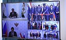 Церемония открытия пяти общеобразовательных школ с обучением на русском языке в таджикистанских городах Душанбе, Ходжент, Бохтар, Куляб и Турсунзаде.