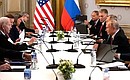 Russian-US talks in expanded format. Photo: TASS