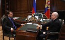 С губернатором Иркутской области Дмитрием Мезенцевым.