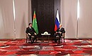 Meeting with President of Turkmenistan Serdar Berdimuhamedov. Photo: TASS