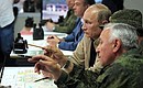 Во время стратегических командно-штабных учений «Кавказ-2012».