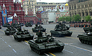 Военный парад на Красной площади в ознаменование 67-й годовщины Победы в Великой Отечественной войне.