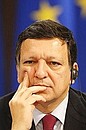 At the joint press conference following the Russia-European Union summit. President of the European Commission Jose Manuel Barroso. 