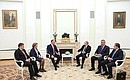 Meeting with President of Moldova Igor Dodon.