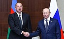 With President of Azerbaijan Ilham Aliyev. Photo: Vyacheslav Prokofyev, TASS