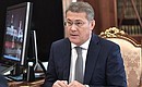 Временно исполняющий обязанности Главы Республики Башкортостан Радий Хабиров.