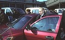 Посещение Горьковского автомобильного завода. Во время знакомства с образцами новой техники Владимир Путин сел за руль автомобиля «Волга» ГАЗ-3111.