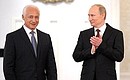 The Russian Federation National Award in Humanitarian Work is conferred to Vladimir Spivakov.