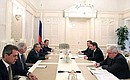 Meeting with Chief of Staff of Azerbaijani Presidential Administration Ramiz Mehdiyev. Photo by Sergey Kuksin