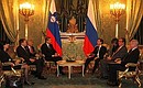 Russian-Slovenian talks.