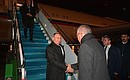 Владимир Путин прибыл в Турецкую Республику с рабочим визитом. В стамбульском аэропорту имени Ататюрка.