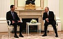 Встреча с Президентом Сирии Башаром Асадом. Фото: Владимир Гердо, ТАСС