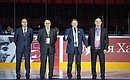 Chief of Staff of the Presidential Executive Office Sergei Ivanov took part in a celebration in honour of the 65th anniversary of the birth of outstanding hockey player Valery Kharlamov.