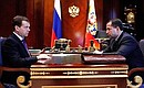 С полномочным представителем Президента в Приволжском федеральном округе Михаилом Бабичем.