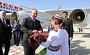 Arrival in Ashgabat.