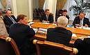 На совещании по вопросу «О развитии портов Азово-Черноморского бассейна».