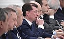 Labour and Social Protection Minister Maxim Topilin at the meeting of Council for Strategic Development and Priority Projects.