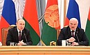 С Президентом Белоруссии Александром Лукашенко. Фото: Павел Бедняков, РИА «Новости»