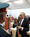 Vladimir Putin presented the Order of Zhukov to the 201st Gatchina Twice-Red Banner Military Base.