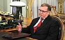 Председатель Счётной палаты Сергей Степашин.