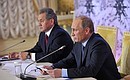 Meeting of the Russian Geographical Society’s Board of Trustees. With RGS President and Defence Minister Sergei Shoigu.