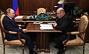 Встреча с руководителем Федеральной налоговой службы Михаилом Мишустиным.