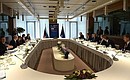 Рабочий обед с участниками встречи на высшем уровне Россия – Европейский союз.