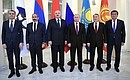 Participants in a meeting of the Supreme Eurasian Economic Council. Left: Chairman of the Eurasian Economic Commission Board Tigran Sargsyan.