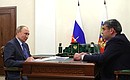 With Head of Kabardino-Balkaria Kazbek Kokov.