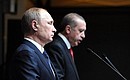 В ходе совместной пресс-конференции с Президентом Турции Реджепом Тайипом Эрдоганом.
