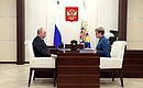С губернатором Мурманской области Мариной Ковтун.