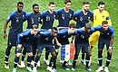 Сборная Франции перед началом финального матча чемпионата мира по футболу. Фото РИА «Новости»