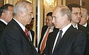С Президентом Узбекистана Исламом Каримовым на Втором саммите Совещания по взаимодействию и мерам доверия в Азии (СВМДА).