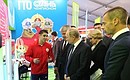 Владимир Путин посетил выставку «Современный спорт. Инновации и перспективы».