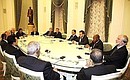 Встреча с участниками седьмой министерской встречи Форума стран – экспортёров газа.