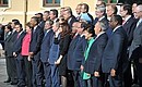Перед официальным фотографированием участников саммита «Группы двадцати».