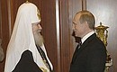 Meeting with the Patriarch of Moscow and all Russia Alexei II.