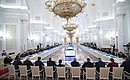 Заседание Государственного совета по вопросу приоритетных направлений деятельности субъектов Российской Федерации по содействию развитию конкуренции в стране.