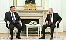 With President of the People’s Republic of China Xi Jinping. Photo: Sergei Karpukhin, TASS