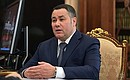 Tver Region Governor Igor Rudenya.
