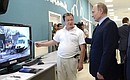 During a tour of the new terminal of Volgograd International Airport.