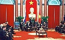 С Президентом Вьетнама Чан Дык Лыонгом.